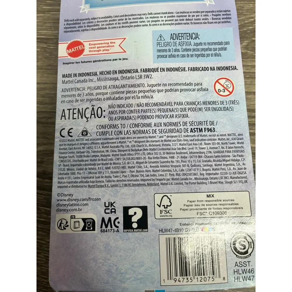 Disney Frozen Elsa Fashion Doll New Sealed In Package Mattel